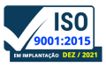 Certificado ISO 9001:2015 Implantação em Dez/2021
